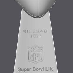 EAGLES LIX CHAMPIONSHIP TROPHY! 3D PRINTED. Customize Size