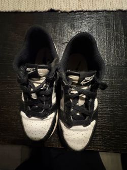 Kids 13.5c Nike Dunk Low Black and White Sneakers