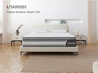 🔥🛏️ NEW 14” QUEEN LMANKBK HYBRID MATTRESS — ONLY $180! 🛏️🔥