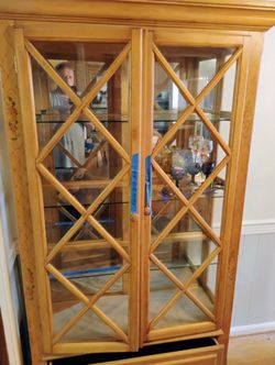 Vintage Farmhouse Style  Beautiful Hutch