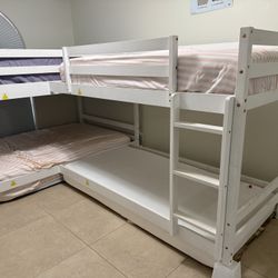 Queen And Twin Bunk Bed
