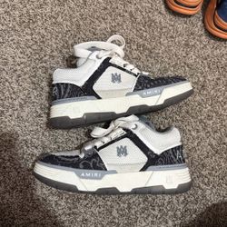 Amiri MA-1 Bandana Denim Black & White