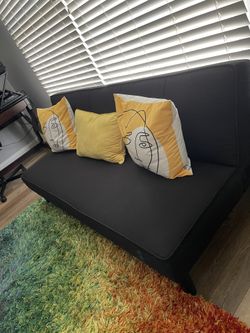Black Twin Futon Like New 
