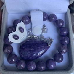 High quality genuine chariot pendant silver S925 chain , earrings ,big bead bracelet with gift Box