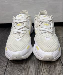 Nike Reposto CZ5630-106 Sneakers Men’s 10 Women’s 11.5 White Yellow Running Shoes