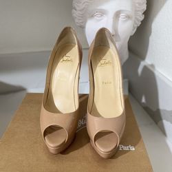 Christian Loubouin Lady Peep Heels