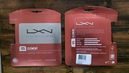 3x Luxilon Tennis Strings