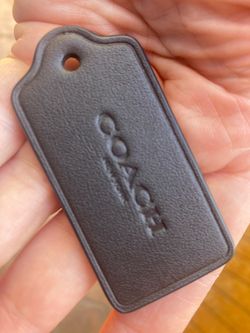 Coach brand black tag for purses and small accessories