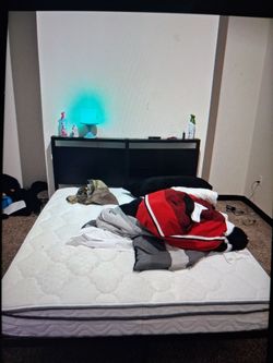 Bedtime with blue lamp