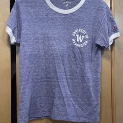 University of Washington League Women's Purple Short Sleeve T Shirt Small