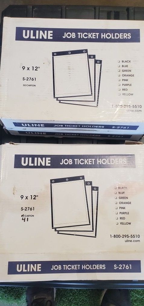 Job Ticket Holders 9x12.