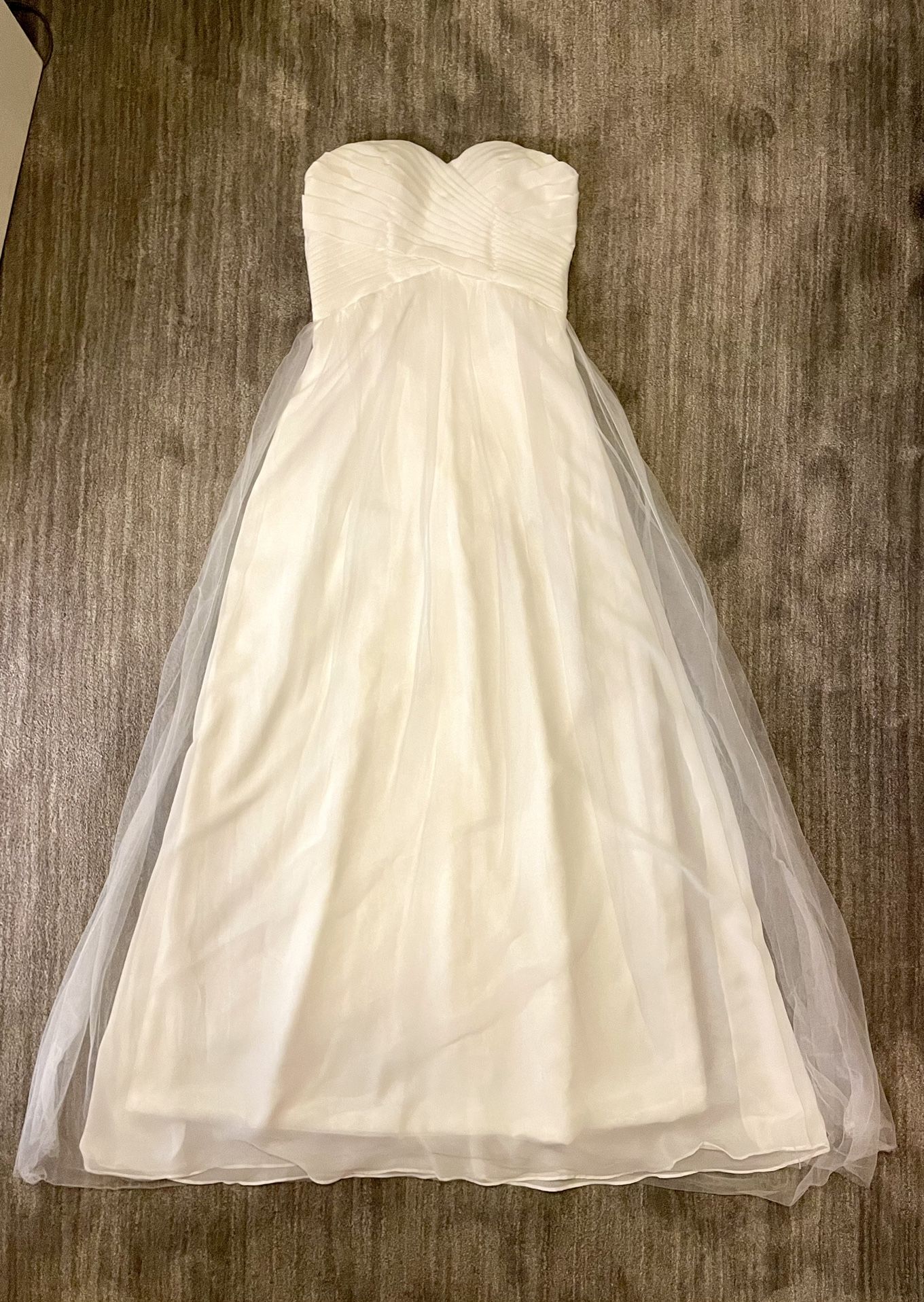 Strapless Sweetheart Wedding / Prom Dress 