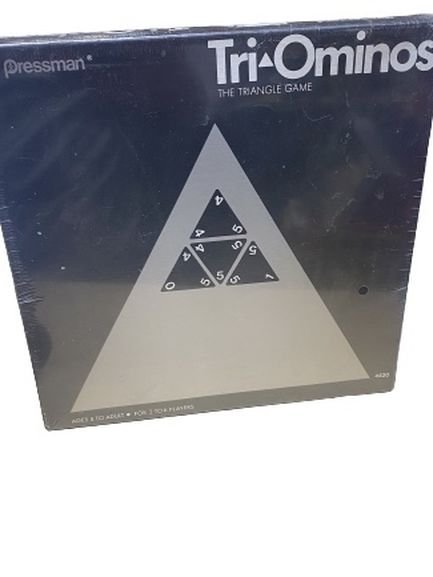 New Vintage Tri Ominos The Triangle Game 1968