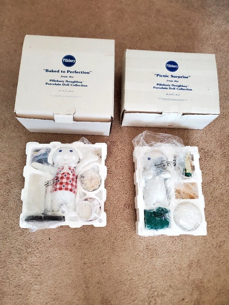 Pillsbury "Baked To Perfection" "Picnic Surprise" Pillsbury Dough Boy Collection
