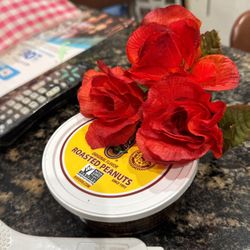 Silk Flowers New Red Color  4for $1