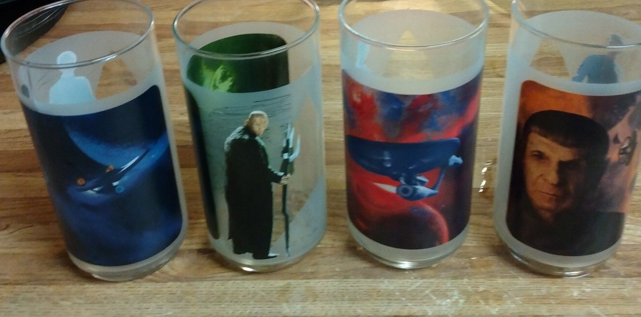 Star Trek Drinking Glasses