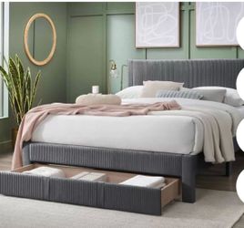 Queen Bed frame not including mattress