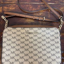 Michael Kors Jet Set Large Crossbody Bag Brown Any Occasion Style