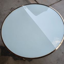 Round Glass Table