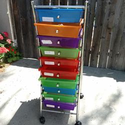 Colorful Organizer For Arts And Crafts $35 Obo Ready To Be Pick Up Slauson Ave /Western 