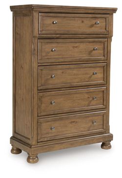 Vandenmore Medium Brown Chest of Drawers