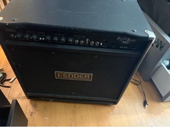 Fender rumble 350w bass amp