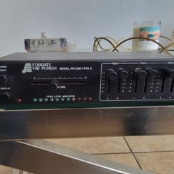 old School rockford fosgate pre amp e.q 