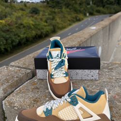 Jordan 4 Retro Cacao Wow Size 4Y-4.5Y-5Y-5.5Y-6Y-6.5Y-7Y