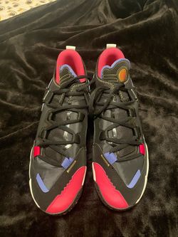 Nike PG Basketball Sneakers Black Red Blue