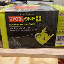 RYOBI ONE+ 18V Cordless Compact Workshop Blower (Tool Only) P755
