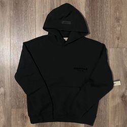 Black Essentials Fear Of God Hoodie