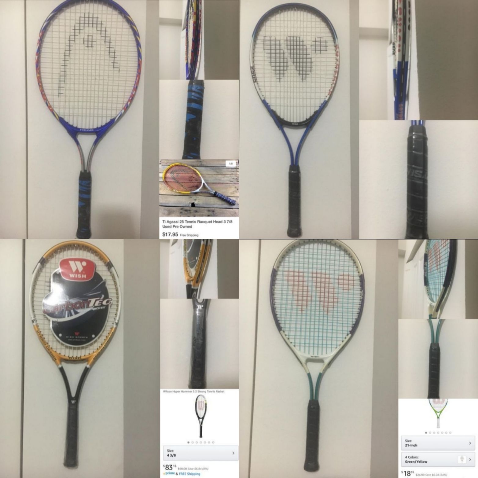 MOVING SALE!!! Tennis Racket $5 EACH!!!