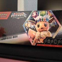 New Pokemon Prismatic Evolutions Surprise Box