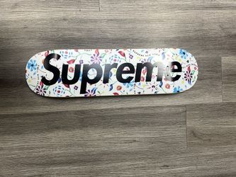 Supreme Airbrushed Floral Skateboard Deck