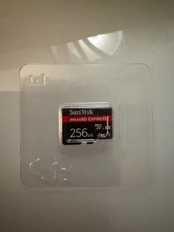 Sandisk 256gb MicroSD Express Card