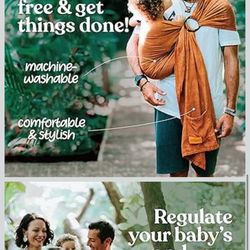 Nalaki Ring sling baby carrier