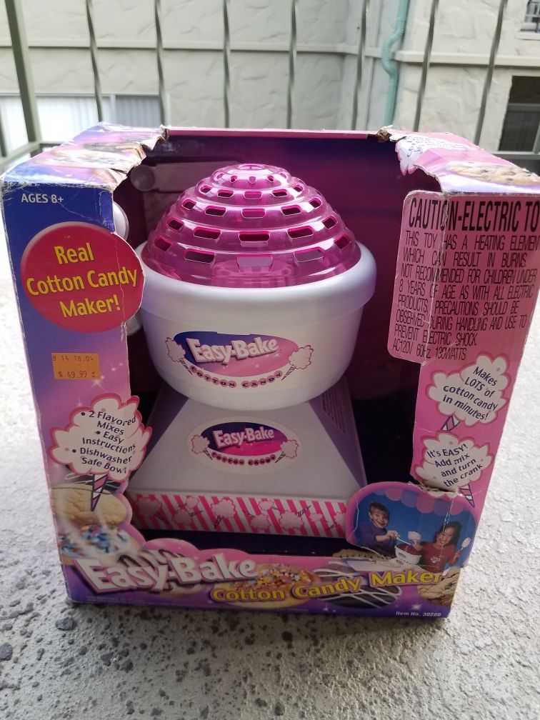 Easy-Bake cotton candy maker