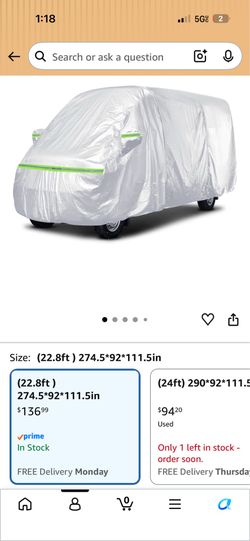 Van cover