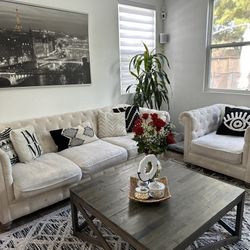 Sofa Couch and Chair Set 
