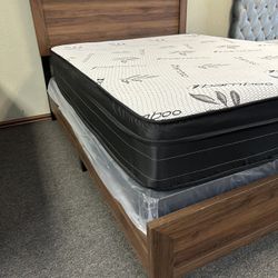 NEW TWIN FULL QUEEN KING SIZE BED WITH PROMOTIONAL MATTRESS AND BOXSPRING INCLUDING FREE DELIVERY SECTIONAL SOFA AND BEDROOM FURNITURE 
