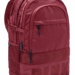 PINK burgundy Backpack