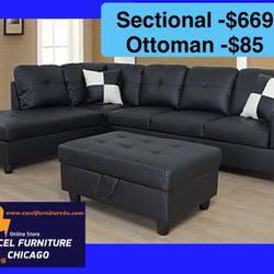 💫FREE DELIVERY💫Brand New Sectional Sofa Couch 