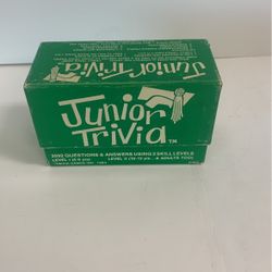 Junior Trivia - Classic  Kids Game (1983)