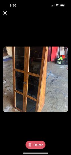 Bookshelf - wood n glass-unique - WOW