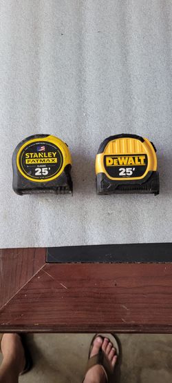 DeWalt and Stanley Tape Measure, Price Firm, Great Condition, Read Description For Details