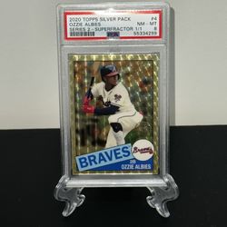 Ozzie Albies 1/1 Rare Superfractor