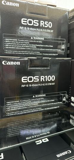 Canon EOS R100 Mirrorless Camera with 18-45mm Lens