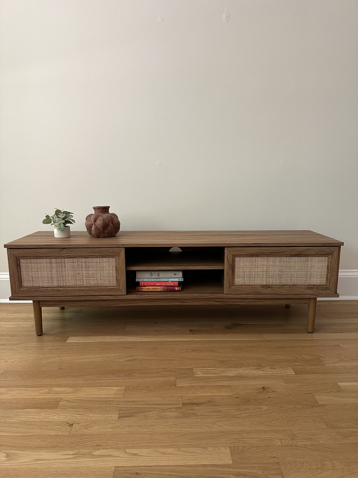 Modern Boho Farmhouse TV Stand