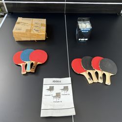 JOOLA Triumph 18 Ping Pong / Table Tennis Set - Excellent Condition!