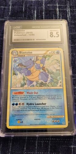 Blastoise Unleashed (Cracked Ice) CGC 8.5